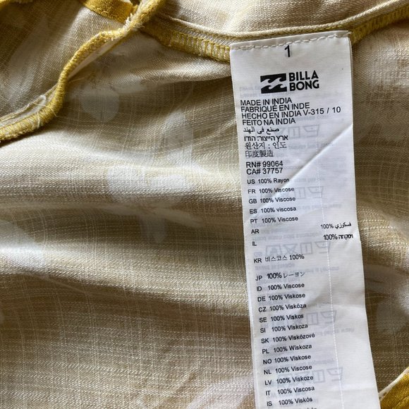 Billabong Sincerely Jules Life On Hold Size S Halter Top - Picture 5 of 9